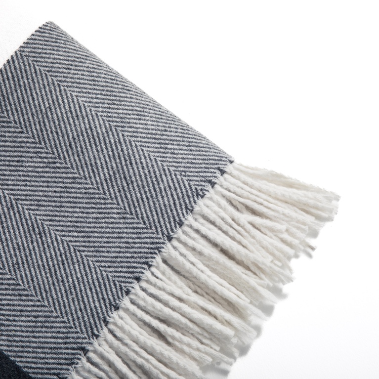 Blanket "Blake" Grey Melange